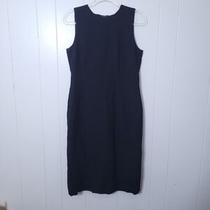 Lauren Ralph Lauren Women's Back Zip Sleeveless Dress Black Size 10